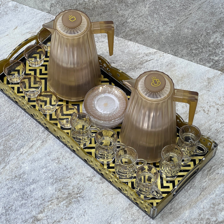 Hospitality set for tea and coffee - Premium Hospitality Set tea and coffee from Alam Al Awane - Just AED275! Shop now at alamalawane
