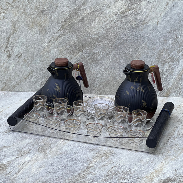 Hospitality set for tea and coffee - Premium Hospitality Set tea and coffee from Alam Al Awane - Just AED275! Shop now at alamalawane