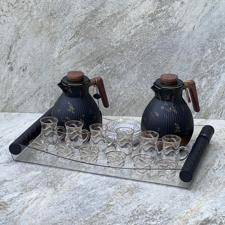 Hospitality set for tea and coffee - Premium Hospitality Set tea and coffee from Alam Al Awane - Just AED275! Shop now at alamalawane