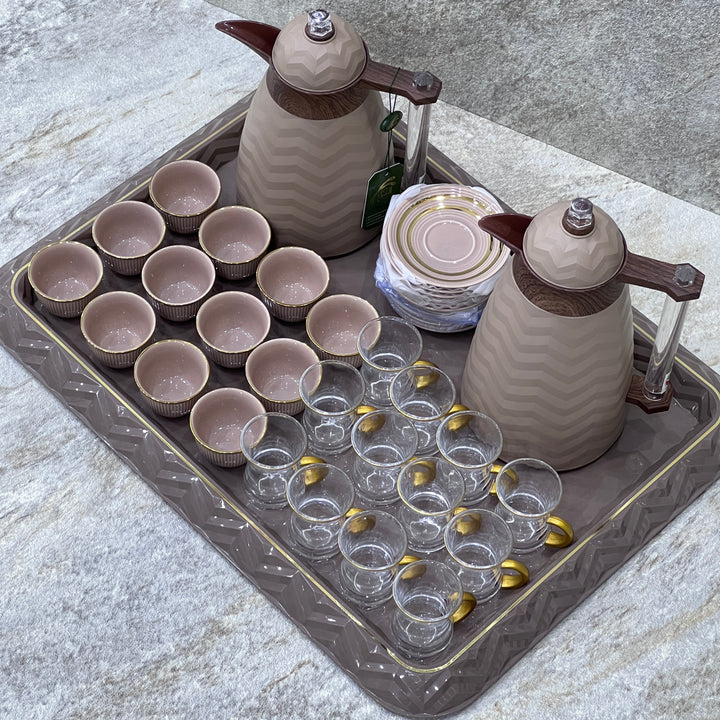 Hospitality set for tea and coffee - Premium Hospitality Set tea and coffee from Alam Al Awane - Just AED390! Shop now at alamalawane