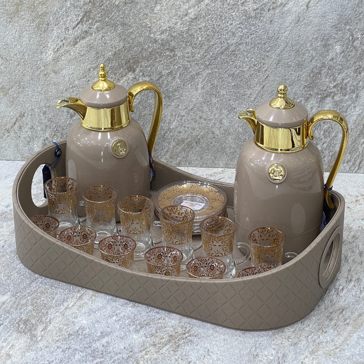 Hospitality set for tea and coffee - Premium Hospitality Set tea and coffee from Alam Al Awane - Just AED580! Shop now at alamalawane