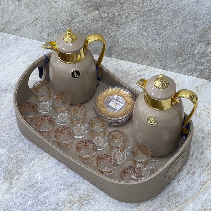Hospitality set for tea and coffee - Premium Hospitality Set tea and coffee from Alam Al Awane - Just AED580! Shop now at alamalawane