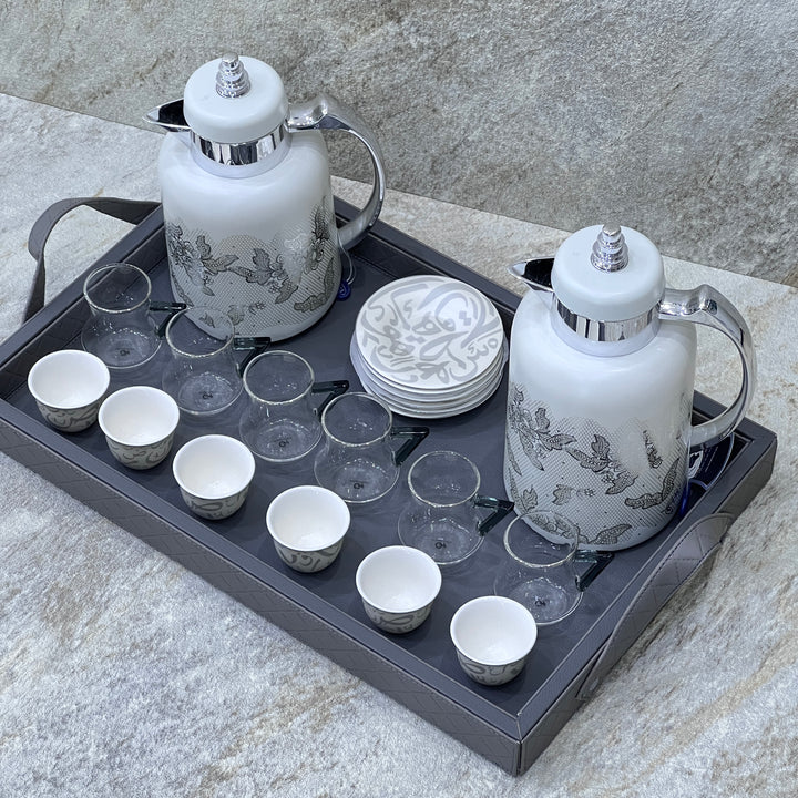 Hospitality set for tea and coffee - Premium Hospitality Set tea and coffee from Alam Al Awane - Just AED670! Shop now at alamalawane