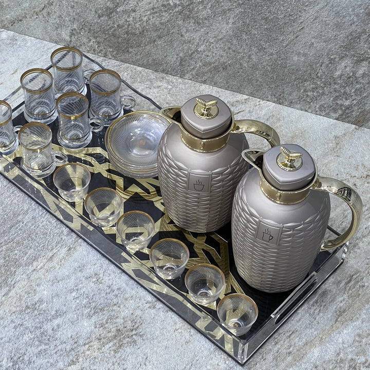 Hospitality set for tea and coffee - Premium Hospitality Set tea and coffee from Alam Al Awane - Just AED275! Shop now at alamalawane