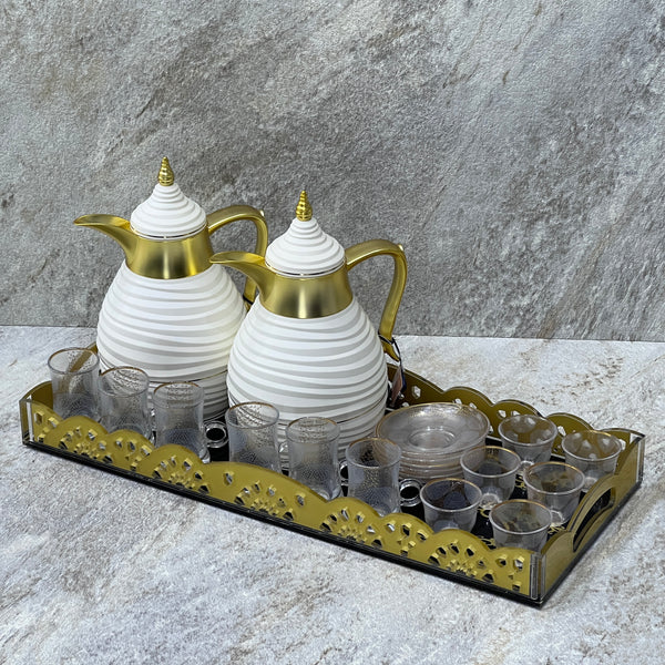 Hospitality set for tea and coffee - Premium Hospitality Set tea and coffee from Alam Al Awane - Just AED275! Shop now at alamalawane