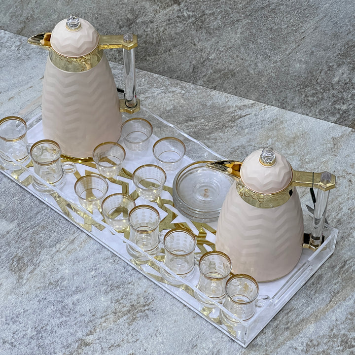 Hospitality set for tea and coffee - Premium Hospitality Set tea and coffee from Alam Al Awane - Just AED275! Shop now at alamalawane