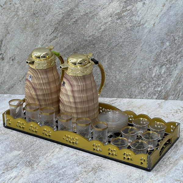 Hospitality set for tea and coffee - Premium Hospitality Set tea and coffee from Alam Al Awane - Just AED275! Shop now at alamalawane