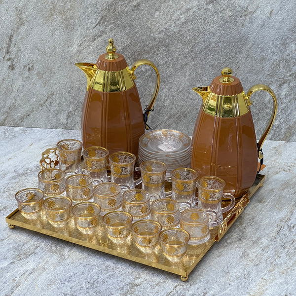 Hospitality set for tea and coffee - Premium Hospitality Set tea and coffee from Alam Al Awane - Just AED275! Shop now at alamalawane