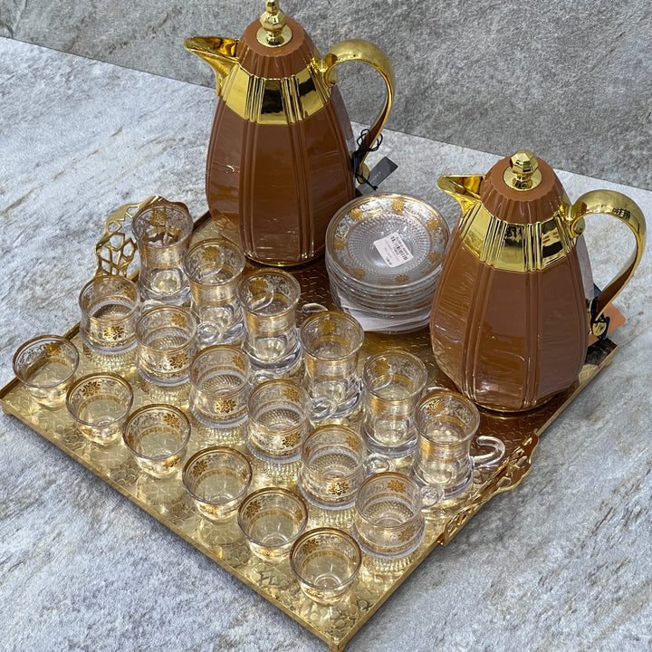 Hospitality set for tea and coffee - Premium Hospitality Set tea and coffee from Alam Al Awane - Just AED275! Shop now at alamalawane