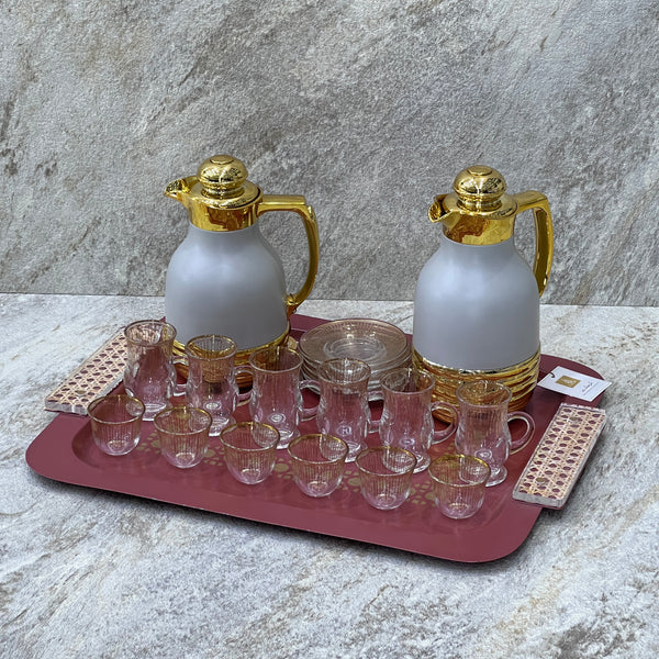 Hospitality set for tea and coffee - Premium Hospitality Set tea and coffee from Alam Al Awane - Just AED275! Shop now at alamalawane