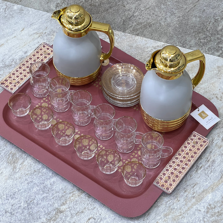 Hospitality set for tea and coffee - Premium Hospitality Set tea and coffee from Alam Al Awane - Just AED275! Shop now at alamalawane