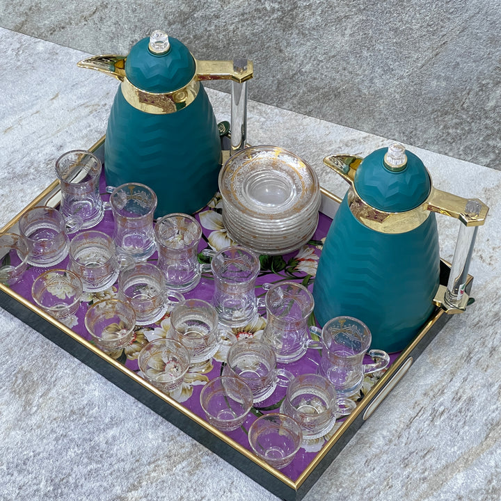 Hospitality set for tea and coffee - Premium Hospitality Set tea and coffee from Alam Al Awane - Just AED275! Shop now at alamalawane
