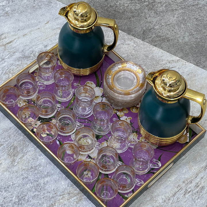 Hospitality set for tea and coffee - Premium Hospitality Set tea and coffee from Alam Al Awane - Just AED275! Shop now at alamalawane