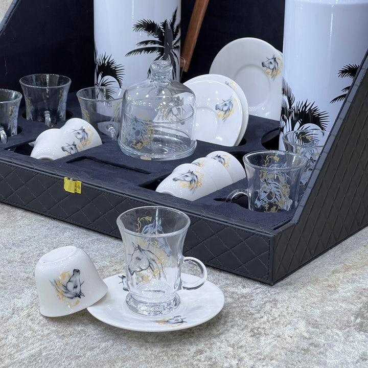 Hospitality set for tea and coffee - Premium Hospitality Set tea and coffee from Alam Al Awane - Just AED890! Shop now at alamalawane