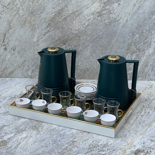 Hospitality set for tea and coffee - Premium Hospitality Set tea and coffee from Alam Al Awane - Just AED275! Shop now at alamalawane