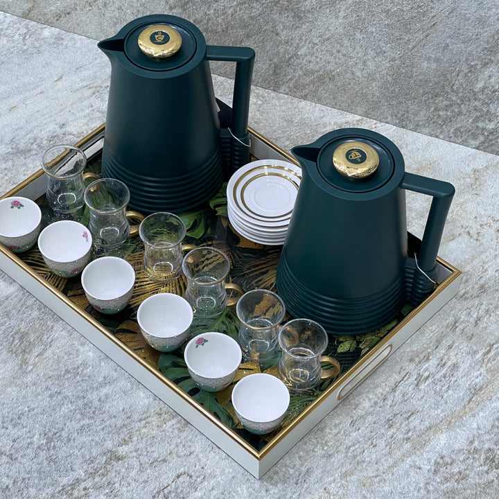 Hospitality set for tea and coffee - Premium Hospitality Set tea and coffee from Alam Al Awane - Just AED275! Shop now at alamalawane