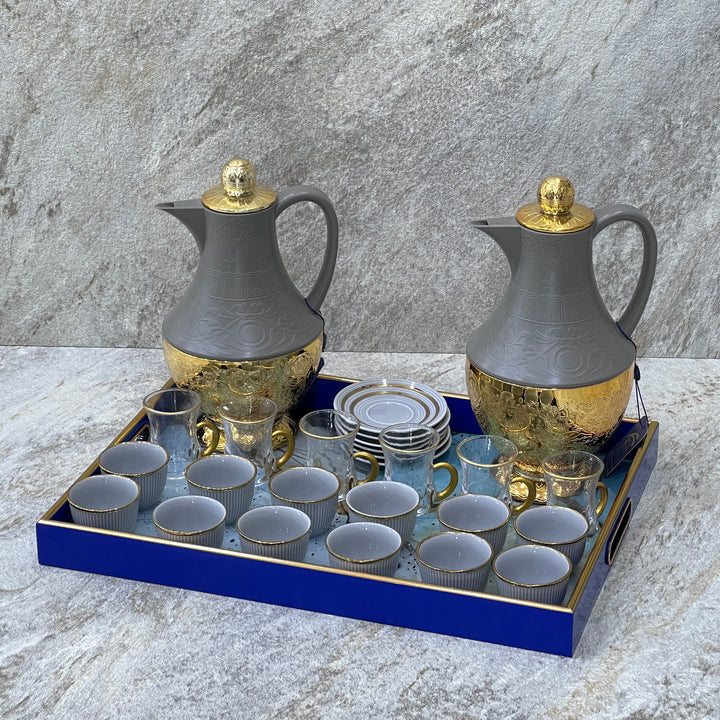 Hospitality set for tea and coffee - Premium Hospitality Set tea and coffee from Alam Al Awane - Just AED275! Shop now at alamalawane
