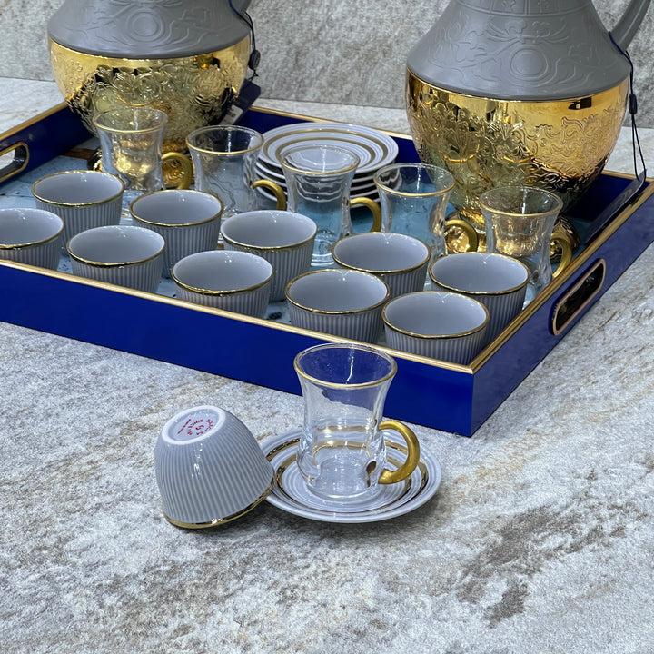Hospitality set for tea and coffee - Premium Hospitality Set tea and coffee from Alam Al Awane - Just AED275! Shop now at alamalawane
