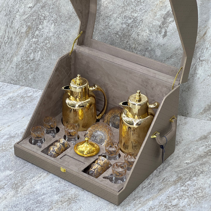 Hospitality set for tea and coffee - Premium Hospitality Set tea and coffee from Alam Al Awane - Just AED945! Shop now at alamalawane
