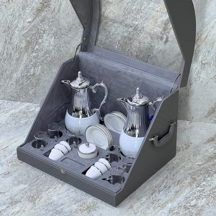 Hospitality set for tea and coffee - Premium Hospitality Set tea and coffee from Alam Al Awane - Just AED945! Shop now at alamalawane