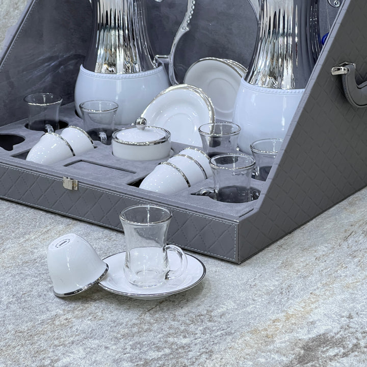 Hospitality set for tea and coffee - Premium Hospitality Set tea and coffee from Alam Al Awane - Just AED945! Shop now at alamalawane