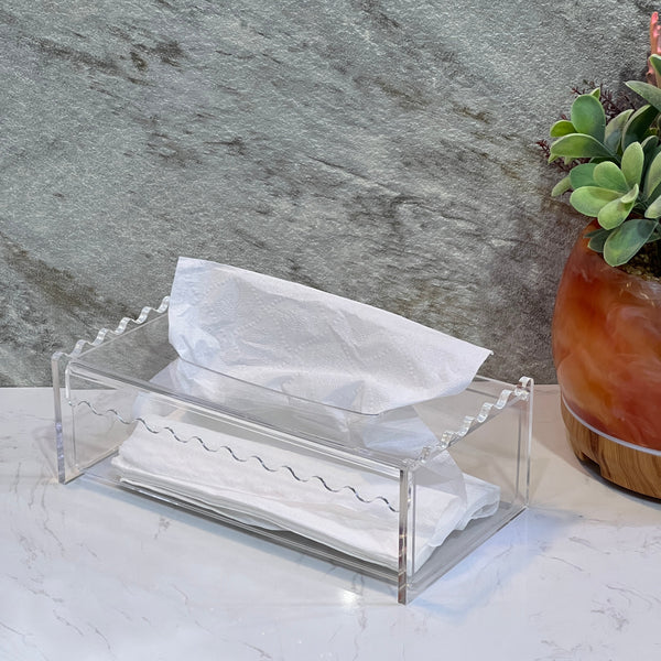 Acrylic Tissue Box - Premium tissue box from Alam Al Awane - Just AED49! Shop now at alamalawane
