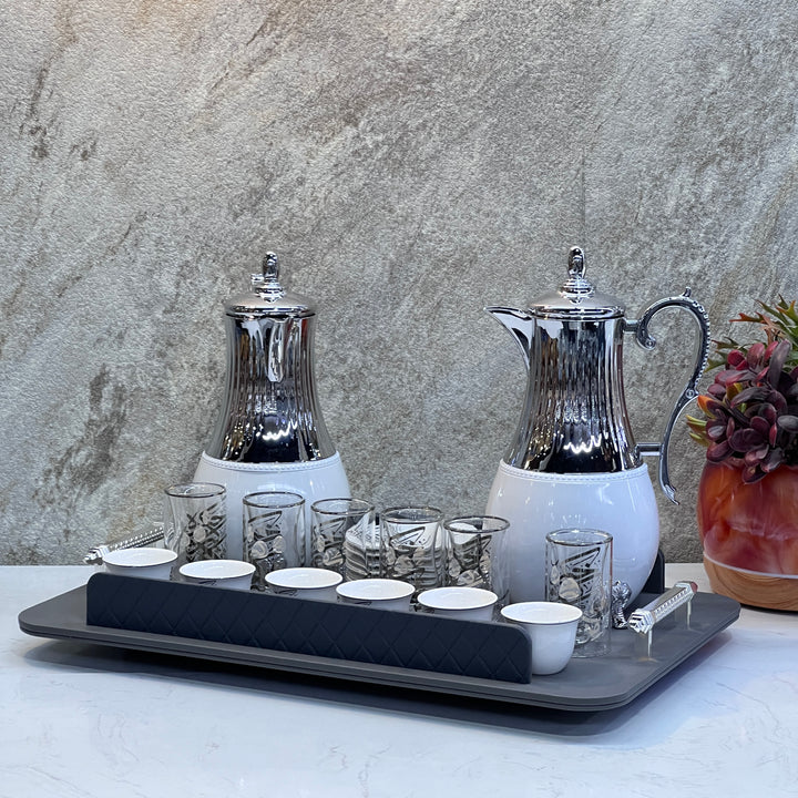 Hospitality set for tea and coffee - Premium Hospitality Set tea and coffee from Alam Al Awane - Just AED630! Shop now at alamalawane