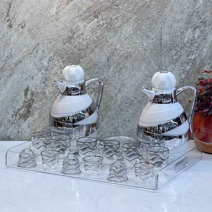 Hospitality set for tea and coffee - Premium Hospitality Set tea and coffee from Alam Al Awane - Just AED480! Shop now at alamalawane