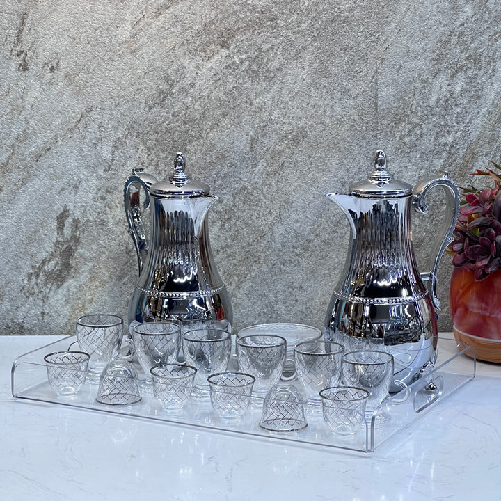 Hospitality set for tea and coffee - Premium Hospitality Set tea and coffee from Alam Al Awane - Just AED480! Shop now at alamalawane
