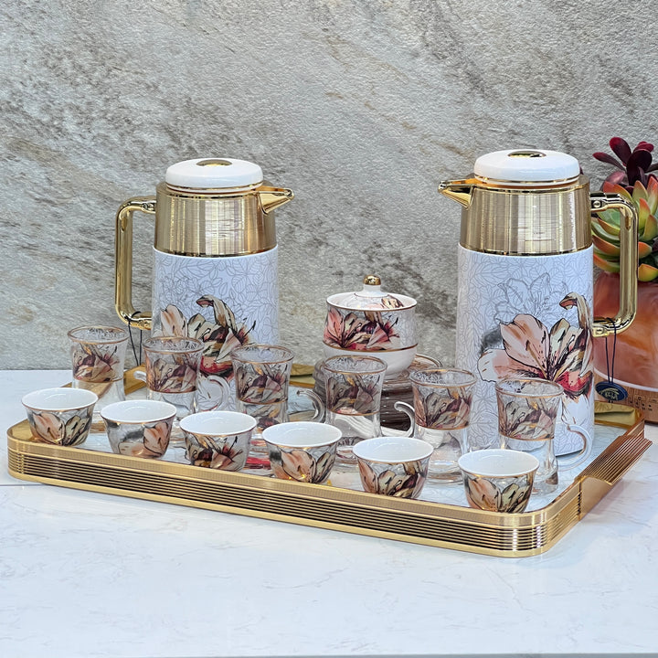 Hospitality set for tea and coffee - Premium Hospitality Set tea and coffee from Alam Al Awane - Just AED550! Shop now at alamalawane
