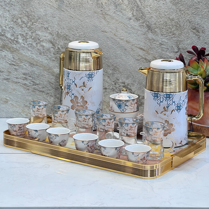 Hospitality set for tea and coffee - Premium Hospitality Set tea and coffee from Alam Al Awane - Just AED550! Shop now at alamalawane