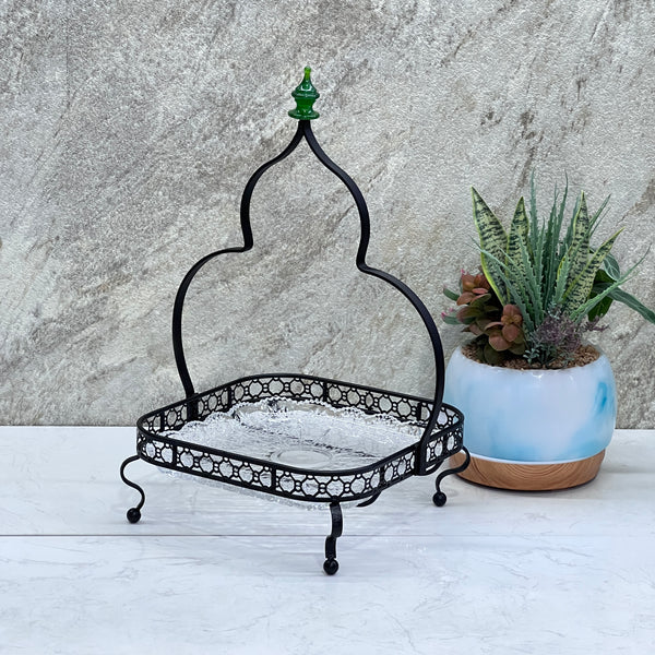 Black Colour SQR  Stand  Size 27CM - Premium  from Alam Al Awane - Just AED145! Shop now at alamalawane