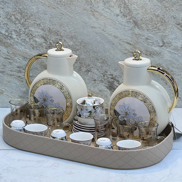 Hospitality set for tea and coffee - Premium Hospitality Set tea and coffee from Alam Al Awane - Just AED480! Shop now at alamalawane