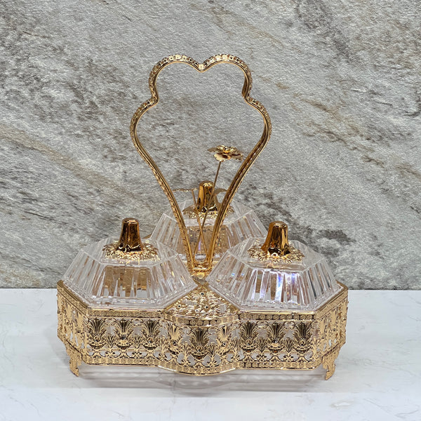 Acrylic Candy Set of 3 Bowls - Premium Dessert Toppings from Alam Al Awane - Just AED110! Shop now at alamalawane