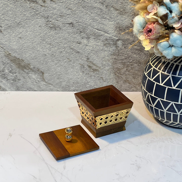 Wooden Bowl Small Size - Premium Incense from Alam Al Awane - Just AED45! Shop now at alamalawane