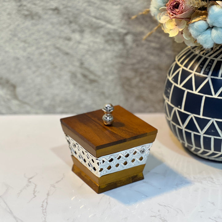 Wooden Bowl Small Size - Premium Incense from Alam Al Awane - Just AED45! Shop now at alamalawane