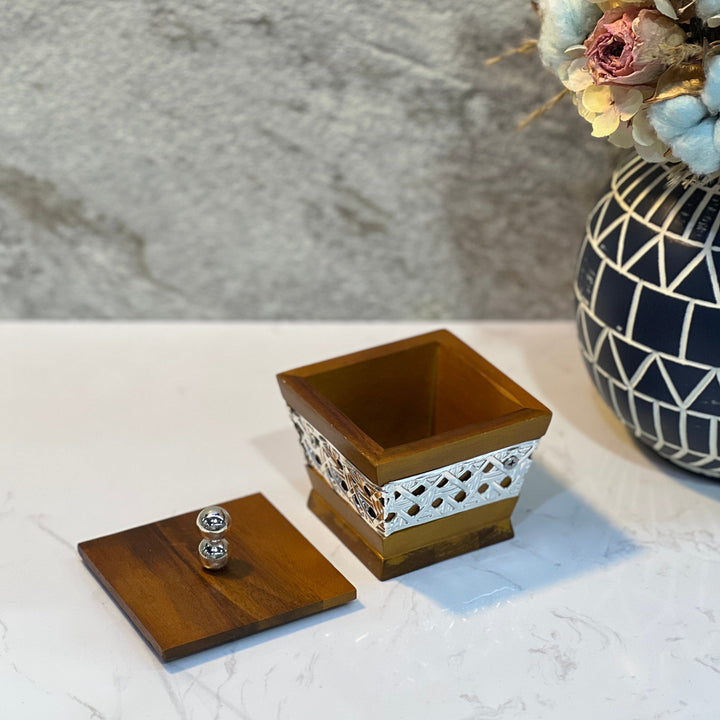 Wooden Bowl Small Size - Premium Incense from Alam Al Awane - Just AED45! Shop now at alamalawane