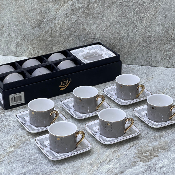Turkish coffee cups set Al Habbai - Premium Coffee & Tea Cups from Alam Al Awane - Just AED85! Shop now at alamalawane