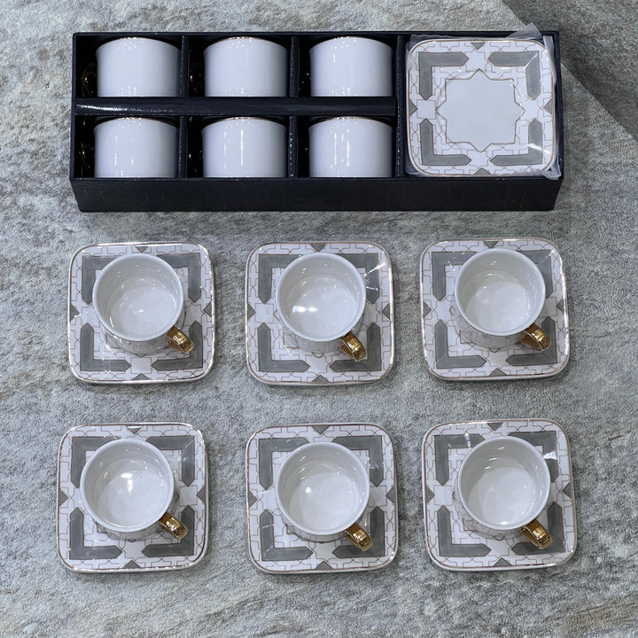 Turkish coffee cups set Al Habbai - Premium Coffee & Tea Cups from Alam Al Awane - Just AED85! Shop now at alamalawane
