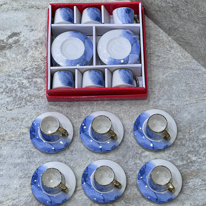 Turkish coffee cups set - Premium Coffee & Tea Cups from Alam Al Awane - Just AED75! Shop now at alamalawane