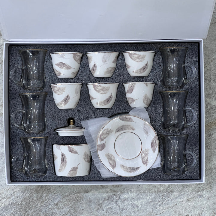 Cups Set For Tea And Coffee - Premium Cups set for tea and coffee from Alam Al Awane - Just AED139! Shop now at alamalawane