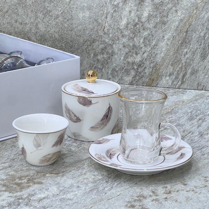 Cups Set For Tea And Coffee - Premium Cups set for tea and coffee from Alam Al Awane - Just AED139! Shop now at alamalawane